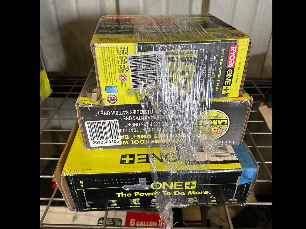 Ryobi 18V Nailers, Tools Only, 3pcs, inv #m09bs343