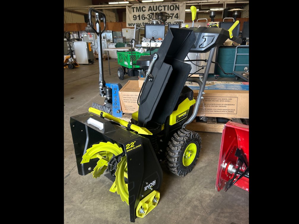 Ryobi 40V 22in Snow Blower, includes Battery and Charger