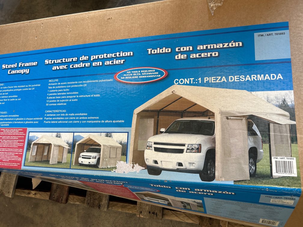 10ft x 20ft Steel Frame Canopy