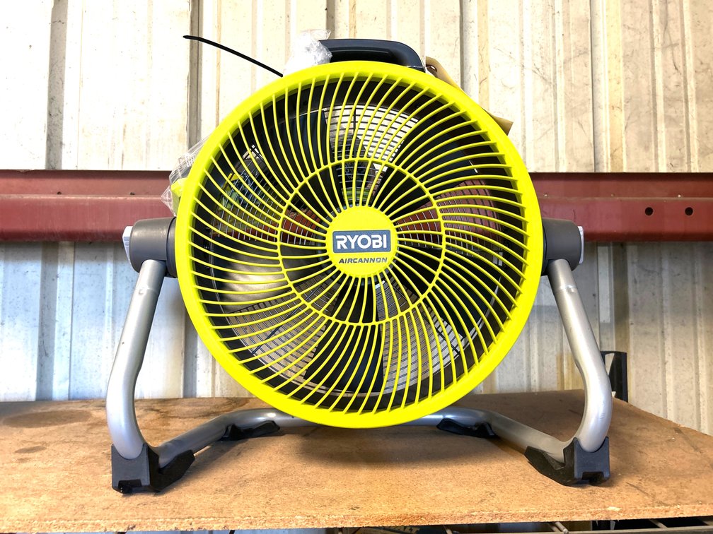 Ryobi 18V Air Cannon, includes Battery and Charger, inv #m051254