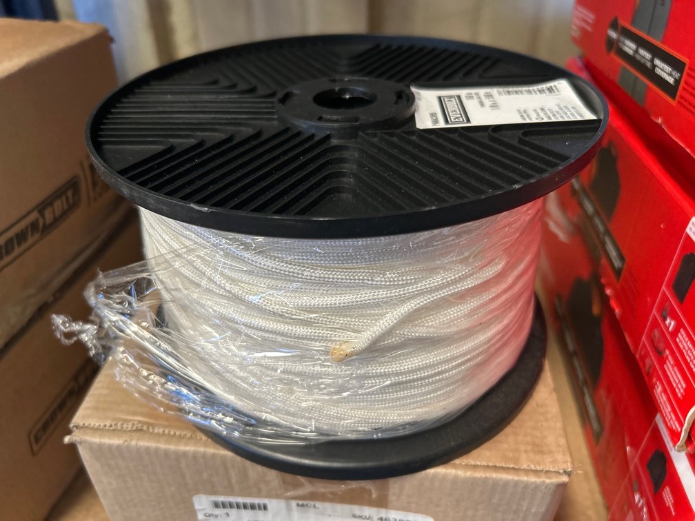 Everbilt 160lb Paracord, 1/8in x 500ft Spools, 2pcs