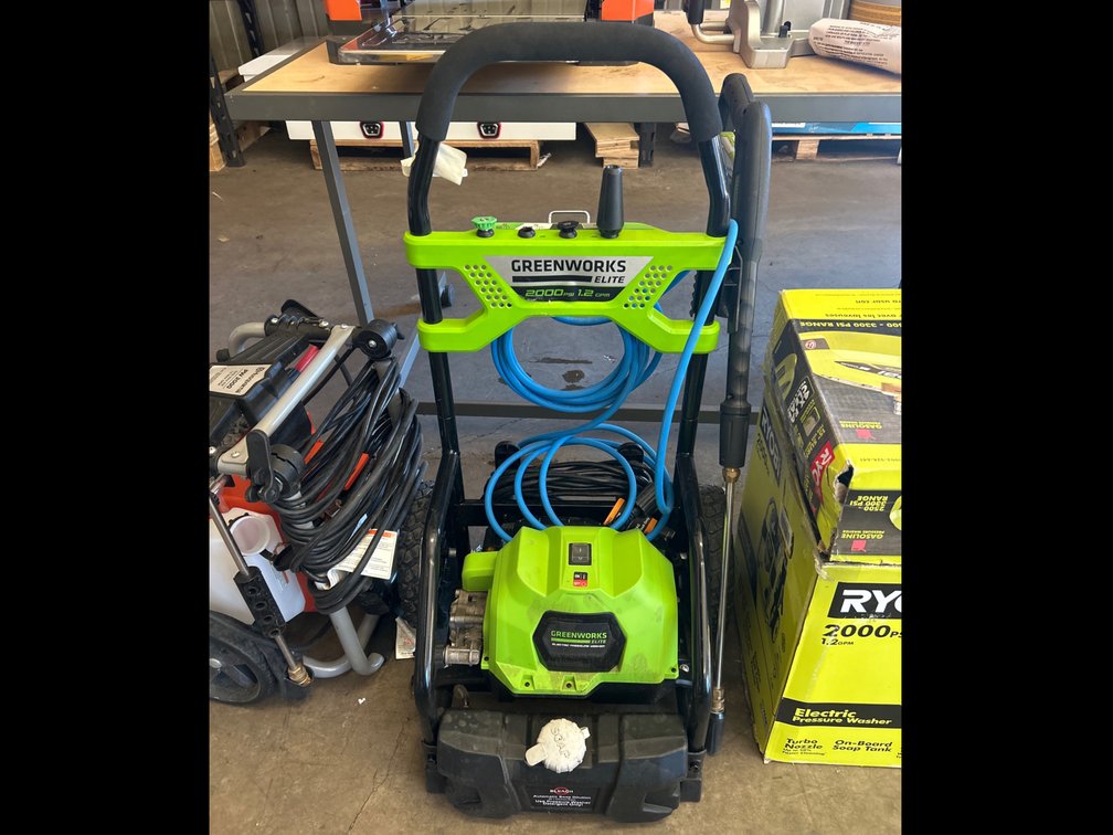 Greenworks 2000psi Electric Pressure Washer