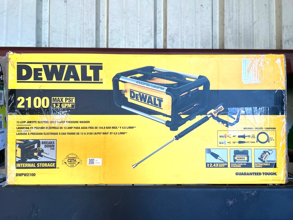 DeWalt 2100psi Electric Pressure Washer, inv #m10892