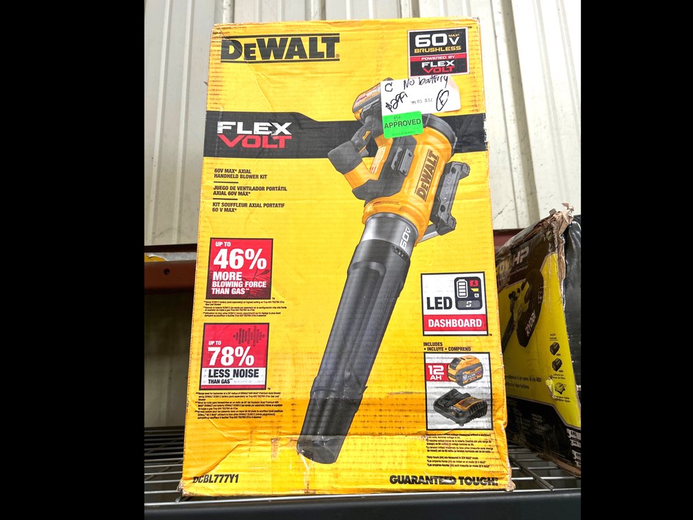 DeWalt 60V Blower, Tool Only, inv #m05032