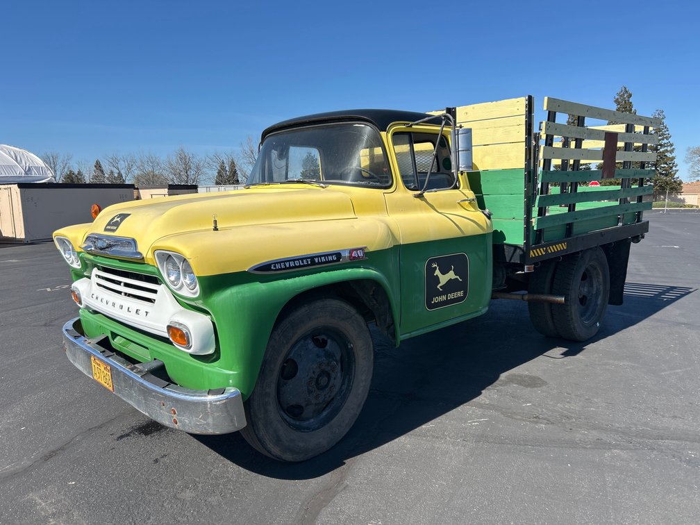 1959 Chevrolet Viking 40 Flat Bed Truck, Odo Reads 58788miles