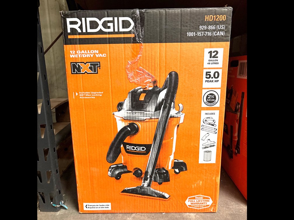 Ridgid 12 Gallon Nxt Wet/Dry Vac