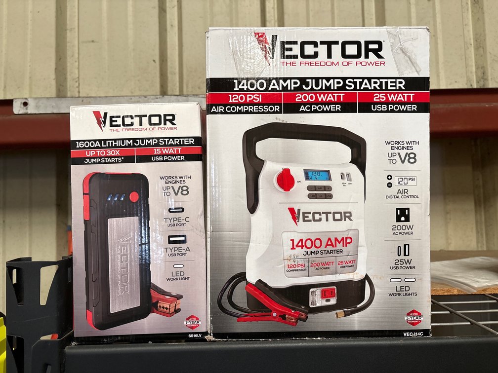 Vector Jump Starters, 2pcs