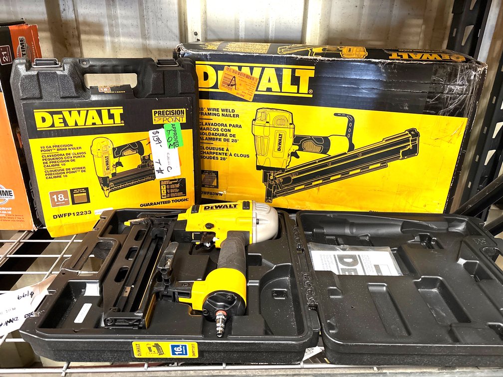 DeWalt Pneumatic Nailers, 3pcs, inv #m04871, c260704, c22459