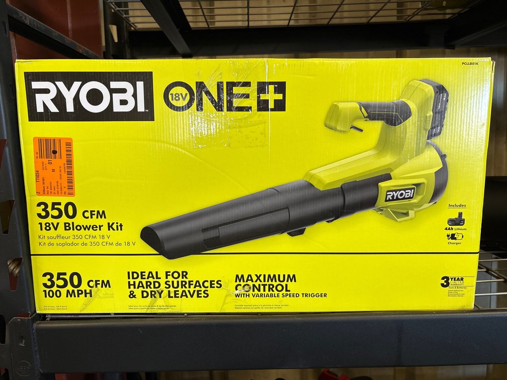Ryobi 18V One+ Blower, inv #m140897