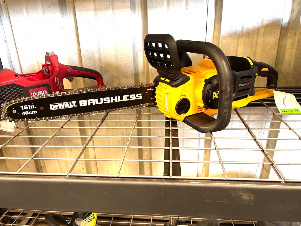 DeWalt 60V Chainsaw, 16in Bar, inv #m090780
