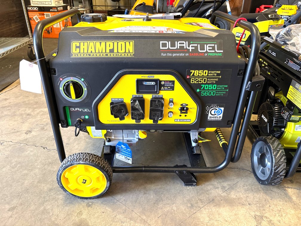 Champion 7850 Dual Fuel Generator, inv #e0149