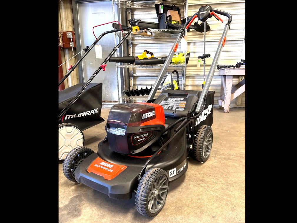 Echo 56V Self Propelled Mower, includes Batteries and Charger, inv #F0054