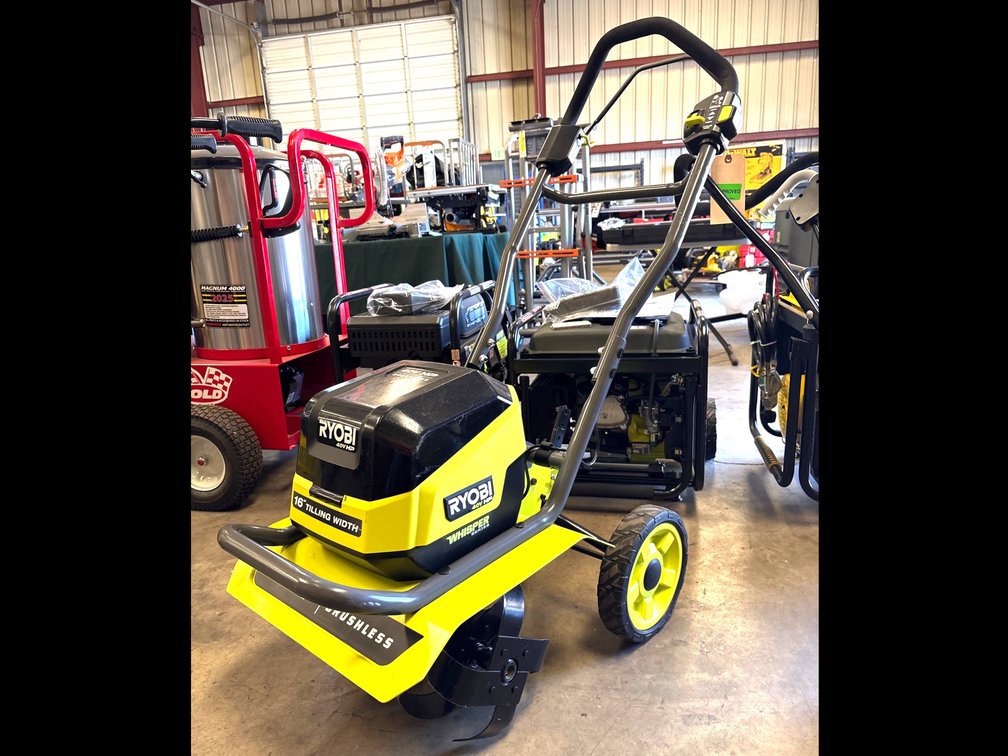 Ryobi 40V HP 16in Tiller, includes Battery and Charger, inv #b0966