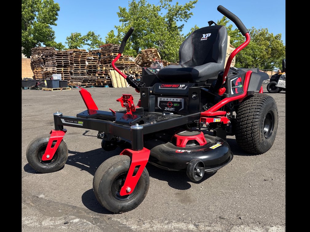 Unused Troy-Bilt XP Z42E 56V Electric Zero Turn Lawn Mower