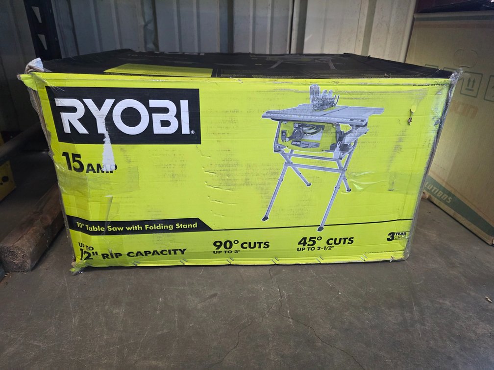 Ryobi 10in Table Saw, inv #00830