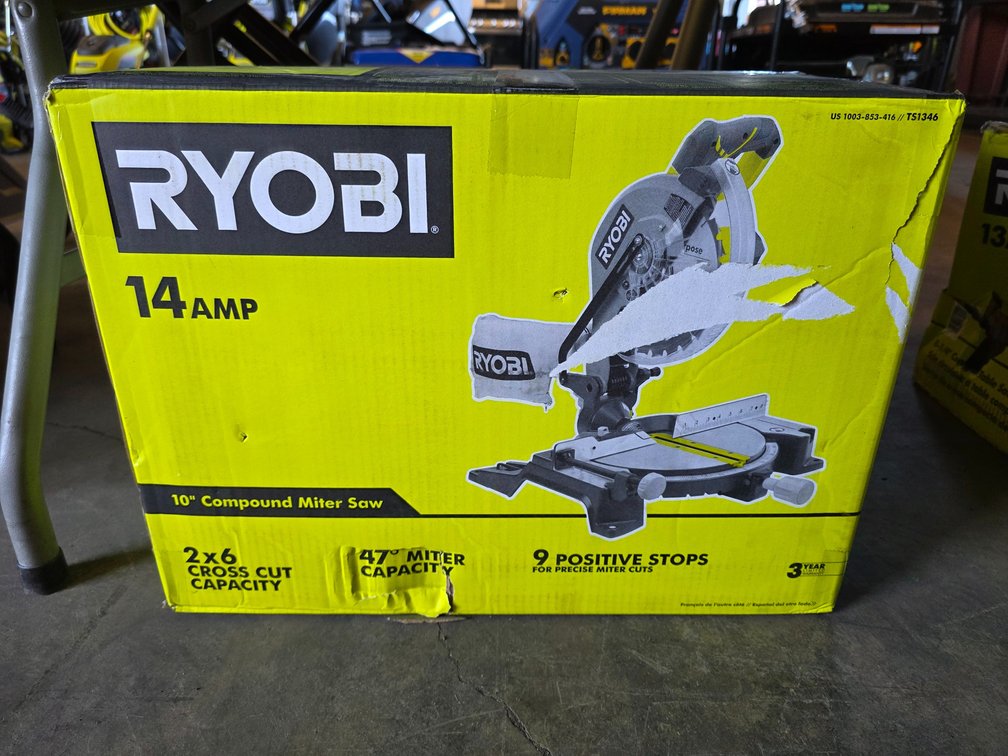 Ryobi 10in Compound Miter Saw, inv #N0384
