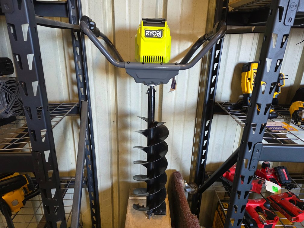 Ryobi 40v Cordless Auger Includes 7¾in Bit TOOL ONLY, inv #00075