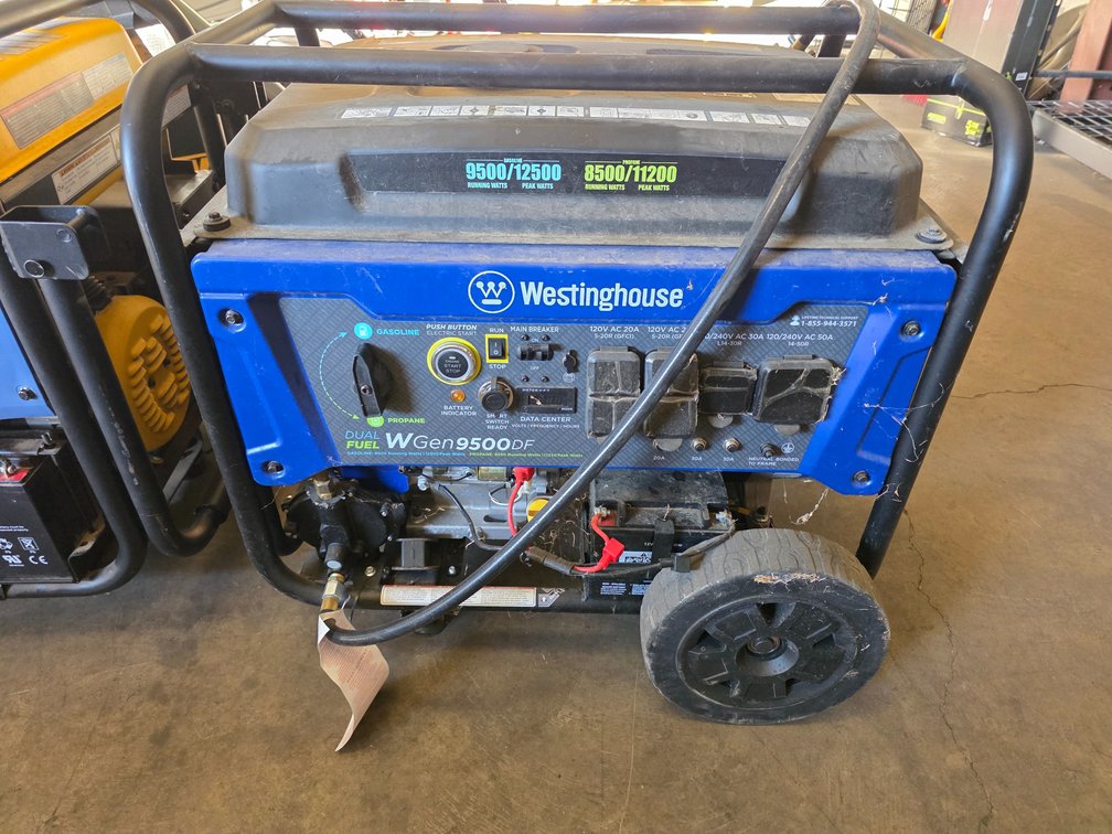 Westinghouse 9500 Watt Generator ONLY WORKS ON PROPANE