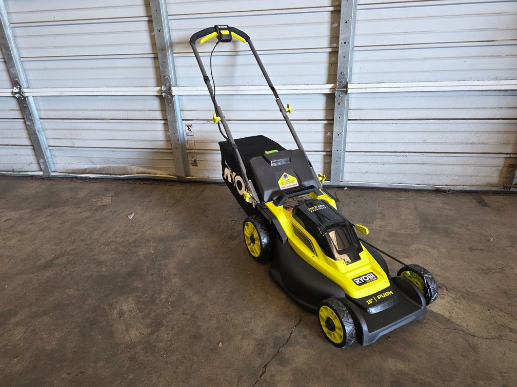 Ryobi 18v Cordless 16in Push Mower, inv h0169