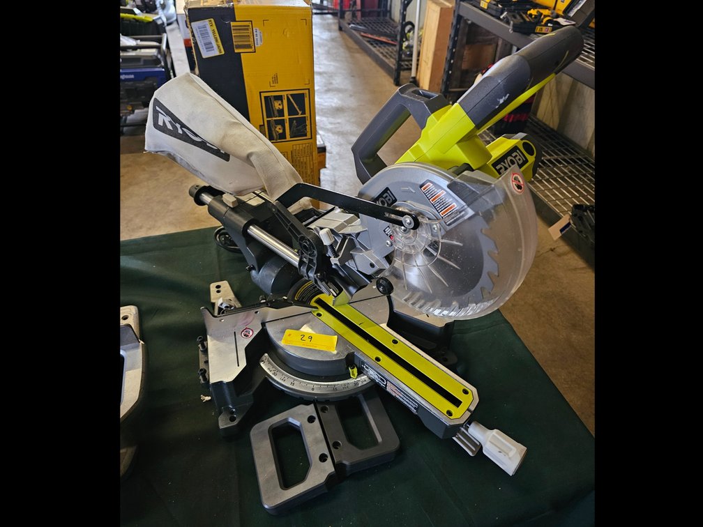 Ryobi Corded 7-1/4" Compound Sliding Miter Saw