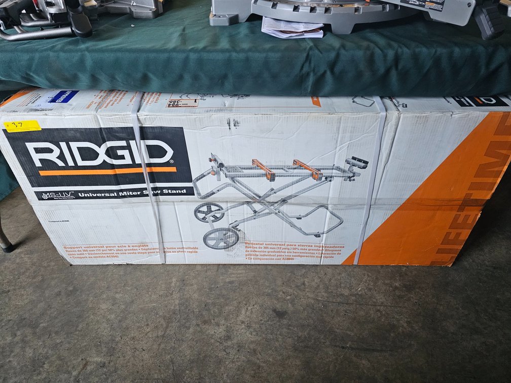 Ridgid Foldable Mobile Universal Miter Saw Stand, inv#P0326B179