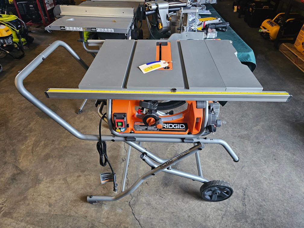 Ridgid 10 in. Portable Corded Pro Jobsite Table Saw with Stand, inv#P0173C549