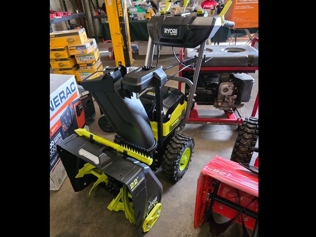 Ryobi 40v  22in Snow Blower Includes Battery And Charger, inv #s0740