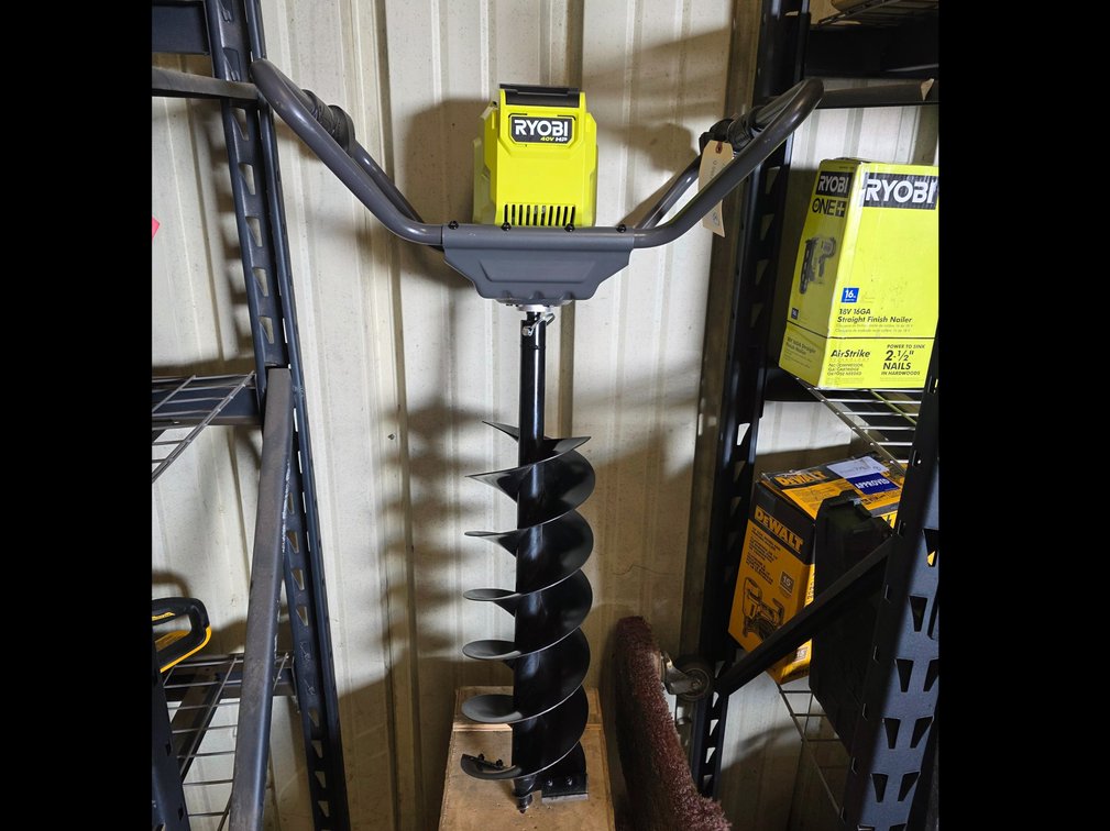 Ryobi 40v Cordless Auger TOOL ONLY, inv #q0952