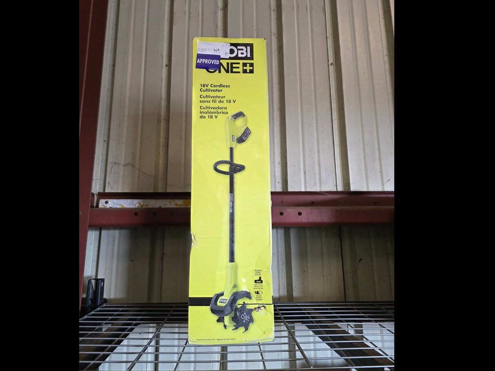 Ryobi 18v Cultivator Includes Battery And Charger, inv #q0492