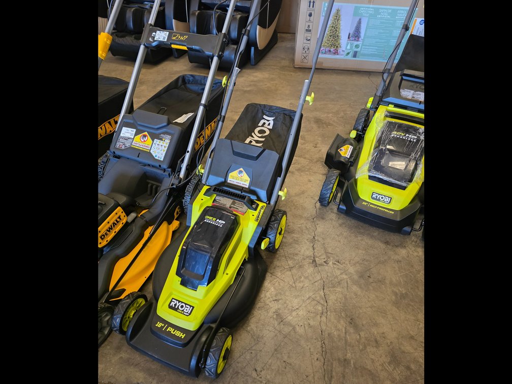 Ryobi 16in 18v Push Mower TOOL ONLY, inv #p0843