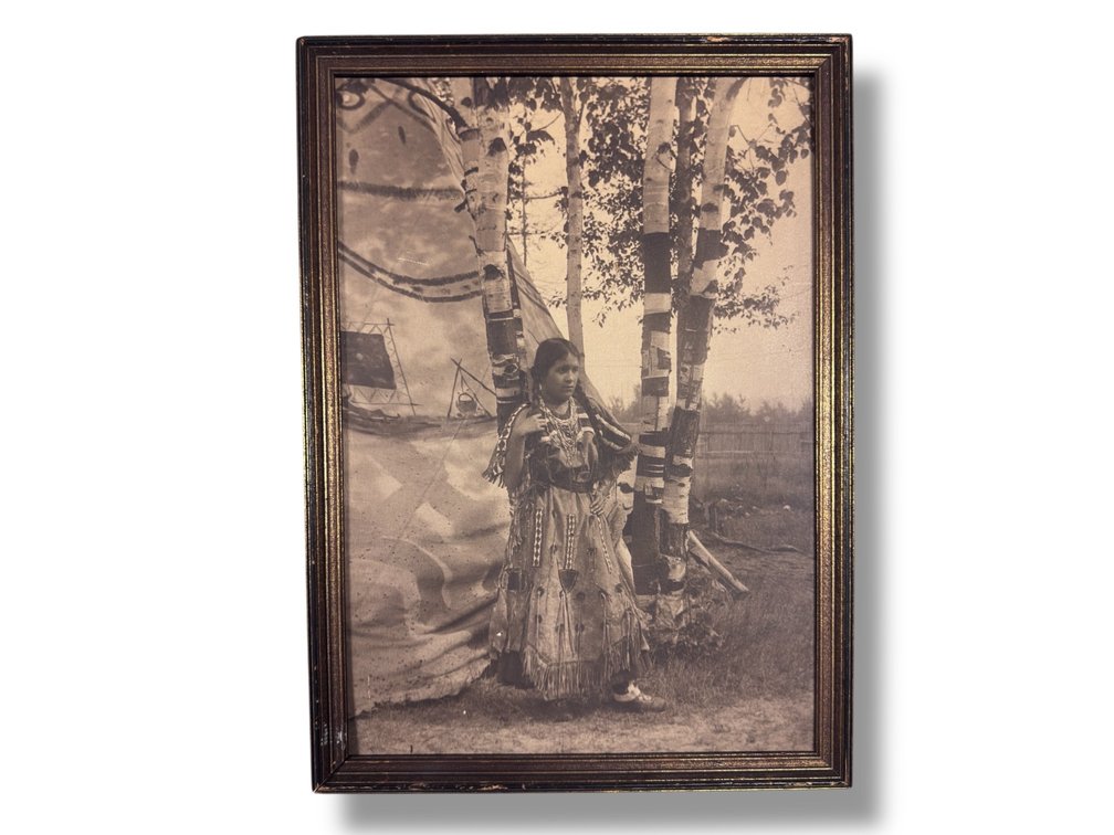 Roland W. Reed (b.1864–1934, Ojibwe) Native American Photograph 15.5”L x 11.25”W