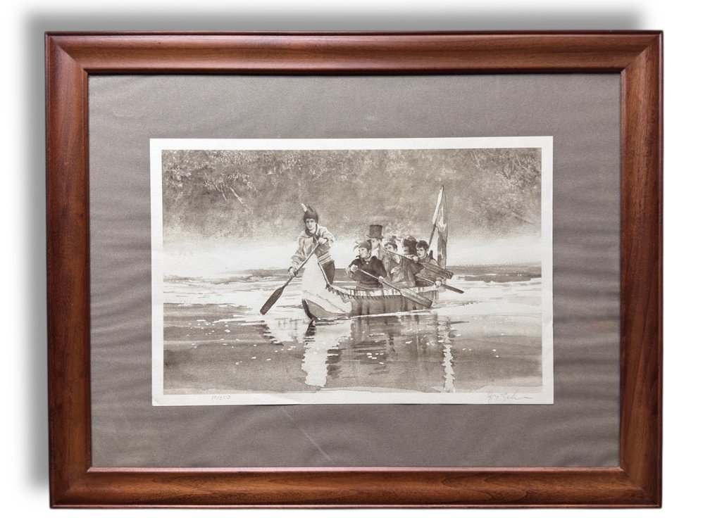 Artist Signed 19/250 Framed Print 21”L x 27”W