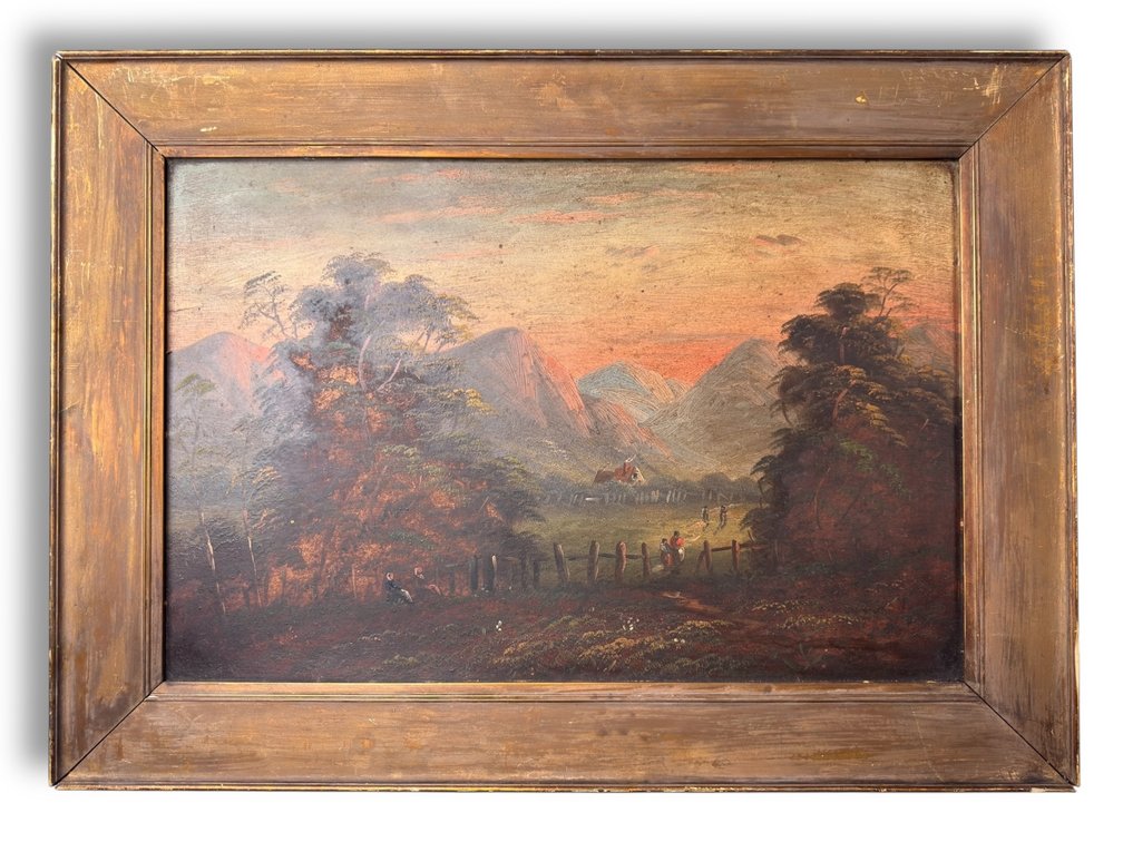 Late 19th Century - Oil on Board - Landscape - Unsigned  20.75”L x 29”W