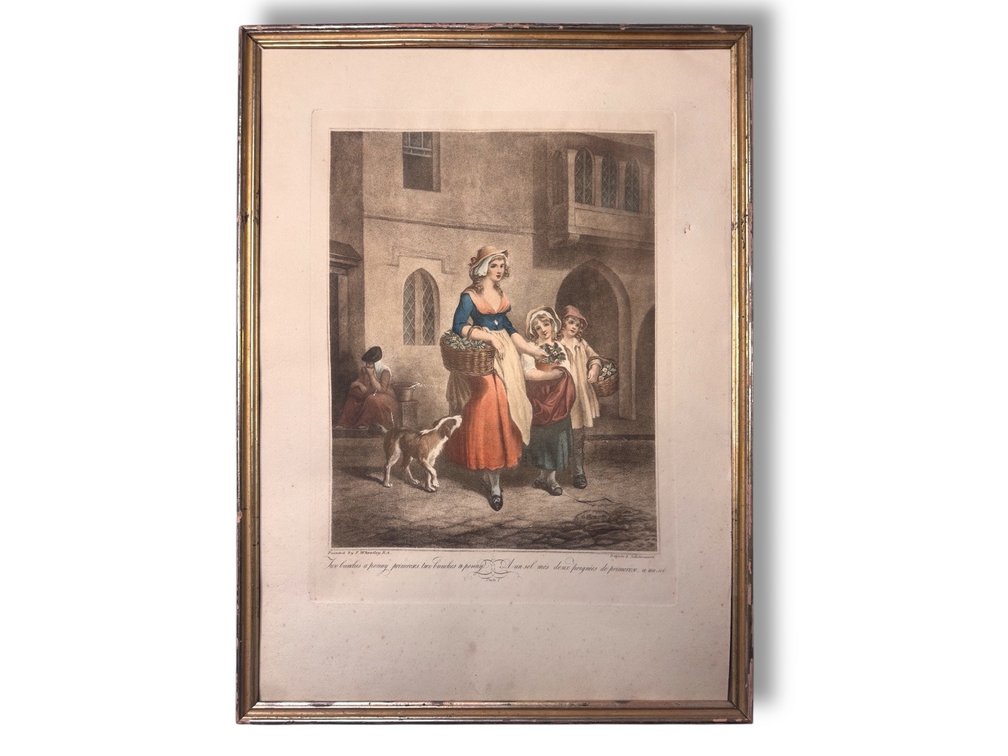 Francis Wheatley R.A. c.1841 - Engraving “Cries of London”