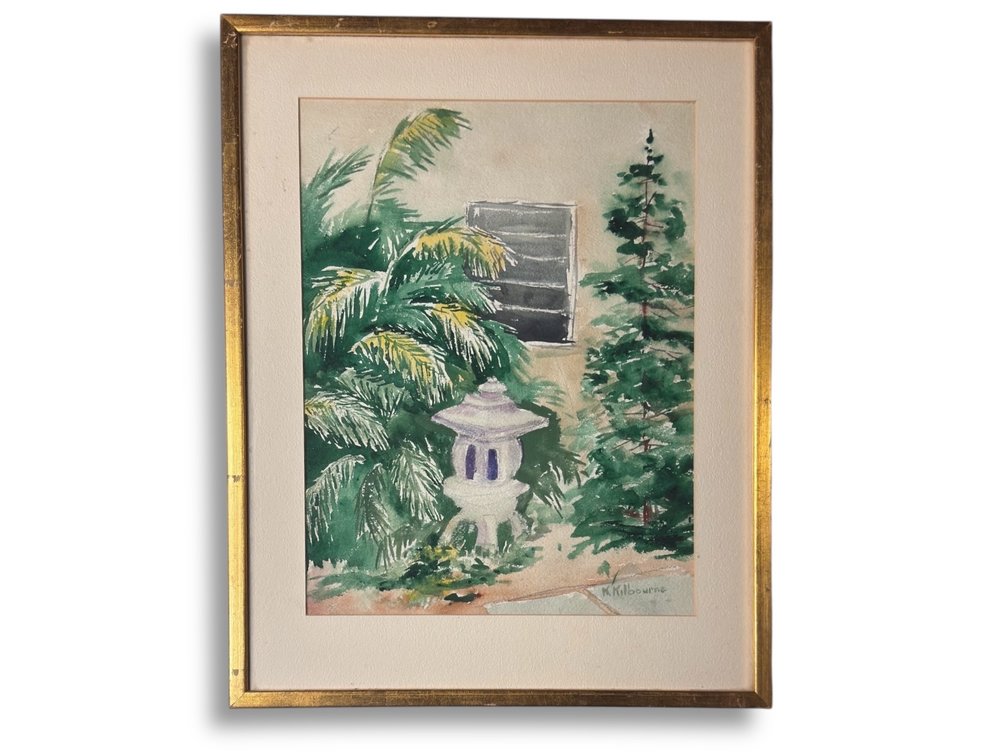 K. Kilbourne Watercolor 18.5”L x 14.5”W