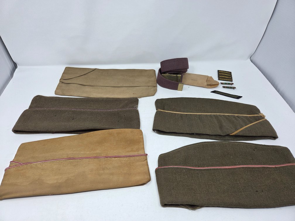 World War Two Military Hats and misc.