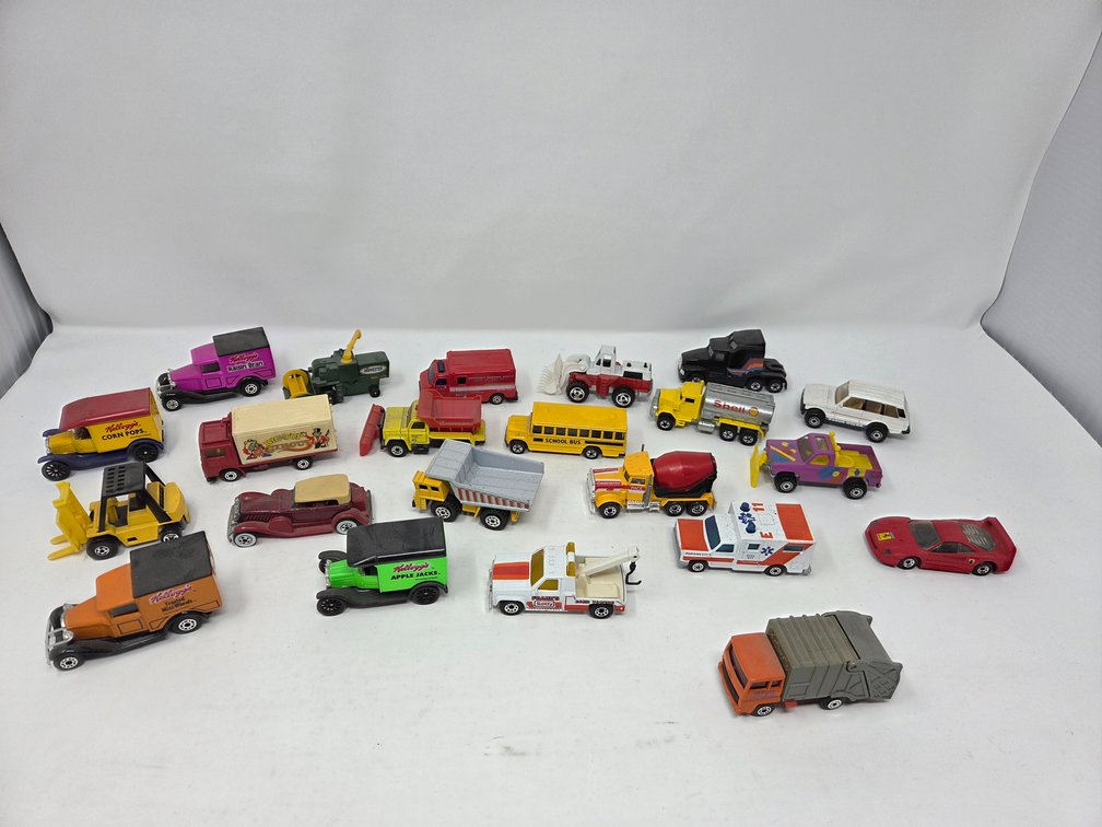 Assortment of Matchbox Cars and others