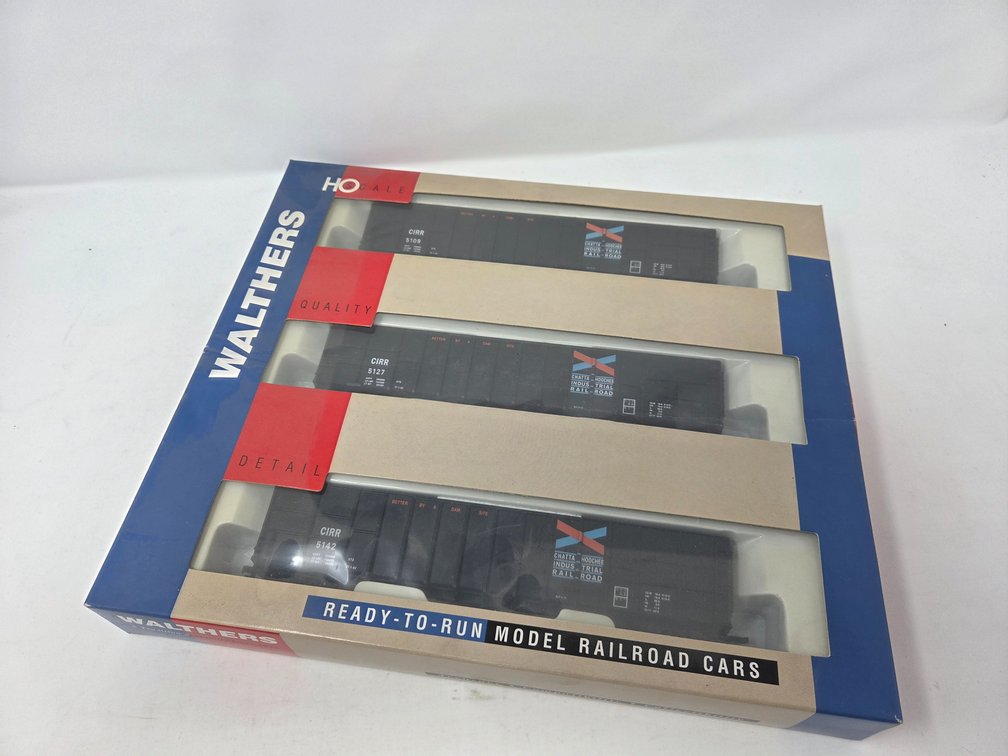 HO Scale Walthers Chattahoochee Ind. RR Wood Chip Car (3-pack)