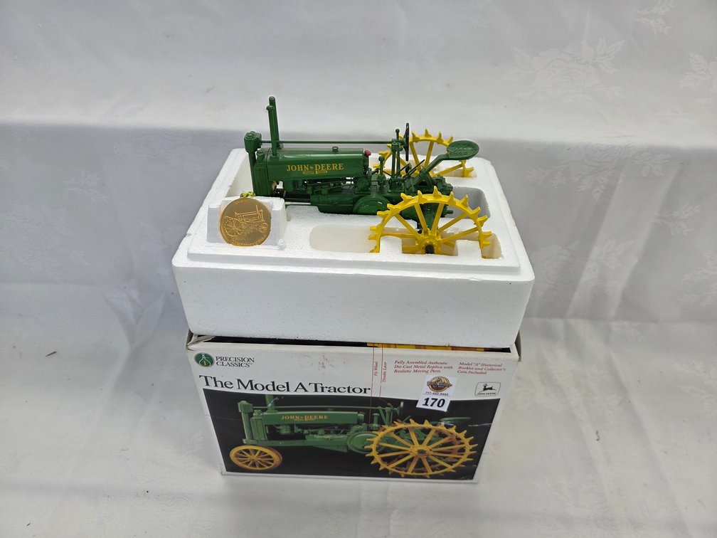 JD A Tractor on steel Precision #1
