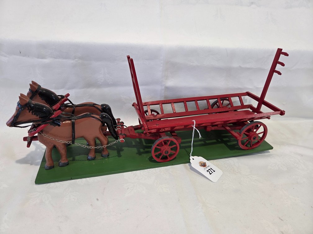 2-Horse Hitch w/Gruber Wagon