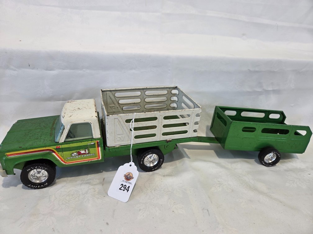 Pressed Steel Nylint Farms Truck w/Trailer