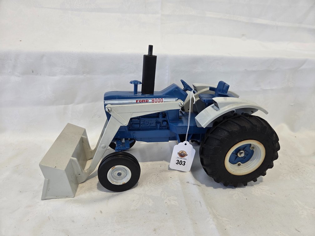 Ford 8000 Tractor w/Custom Loader 1/12 scale