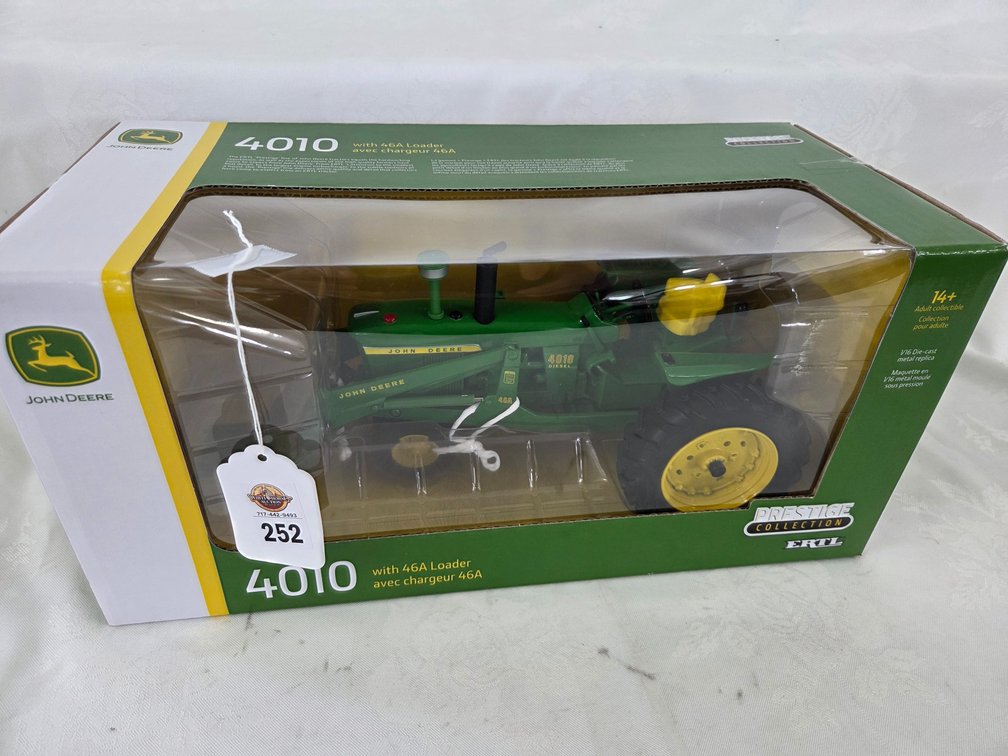 JD 4010 Diesel Tractor w/46A Loader, Prestige