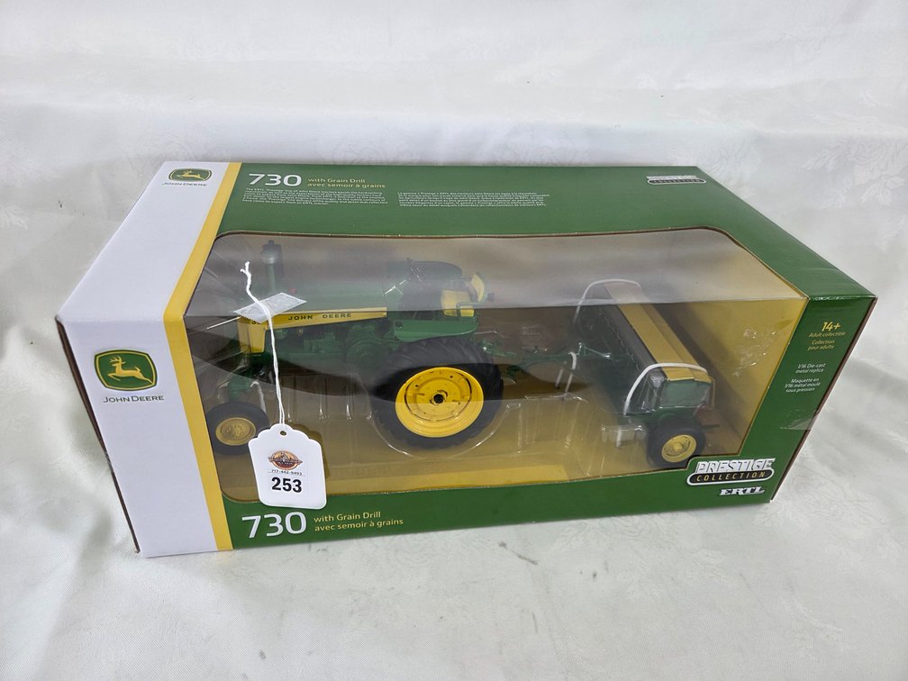 JD 730 w/Grain Drill, Prestige