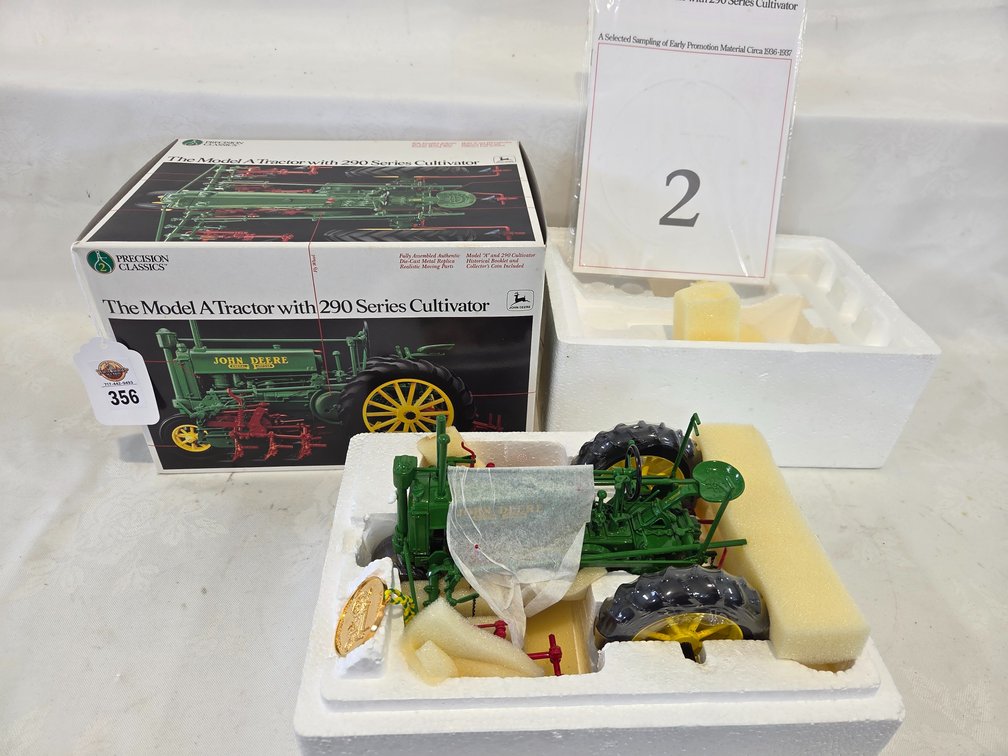 JD A Tractor w/290 Series Cultivator #2 Precision