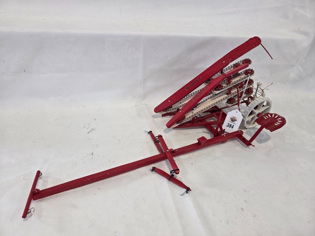 Custom 2-Horse Driven McCormick-Deering Single Row Corn Binder