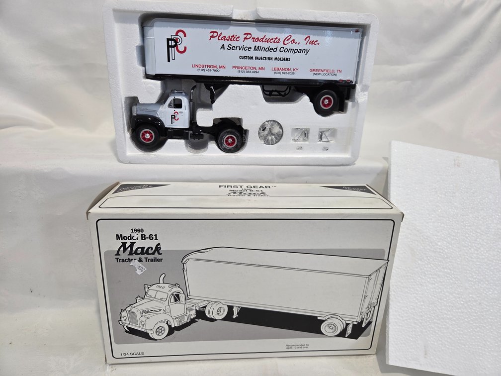 First Gear Mack Plastic Products Truck and Trailer