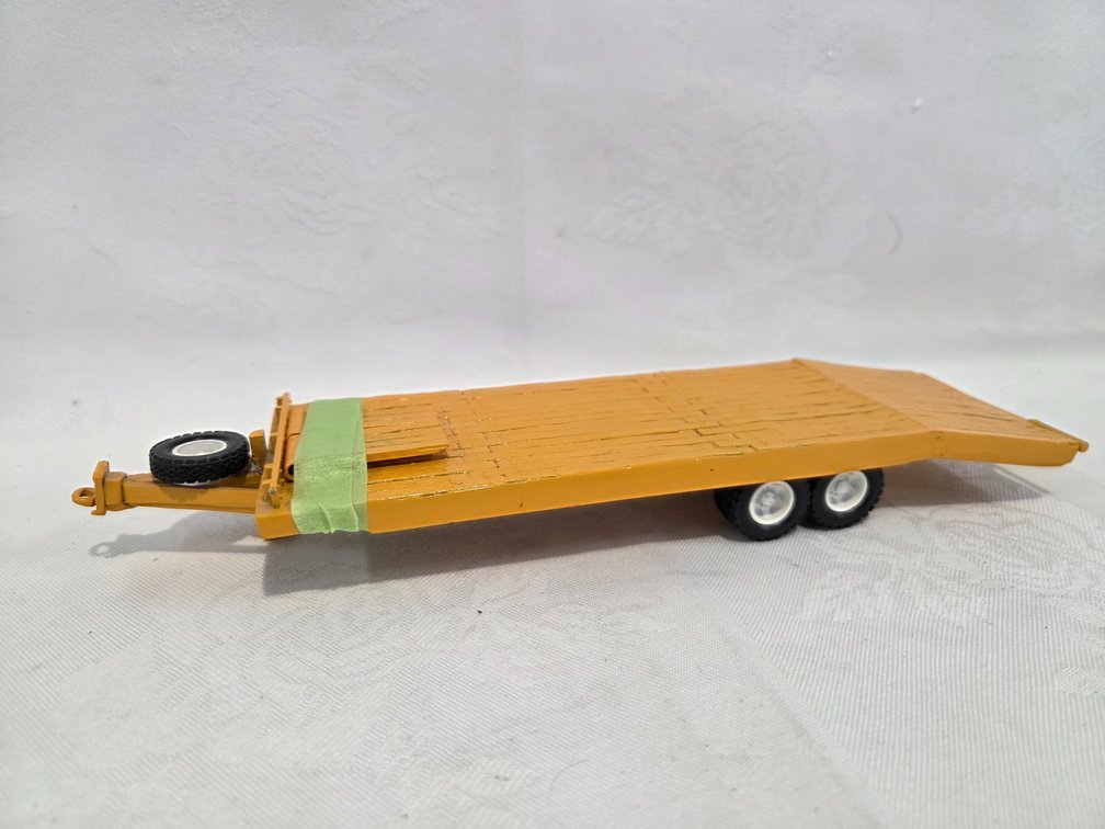 Custom Lowboy Trailer For First Gear Dump Truck