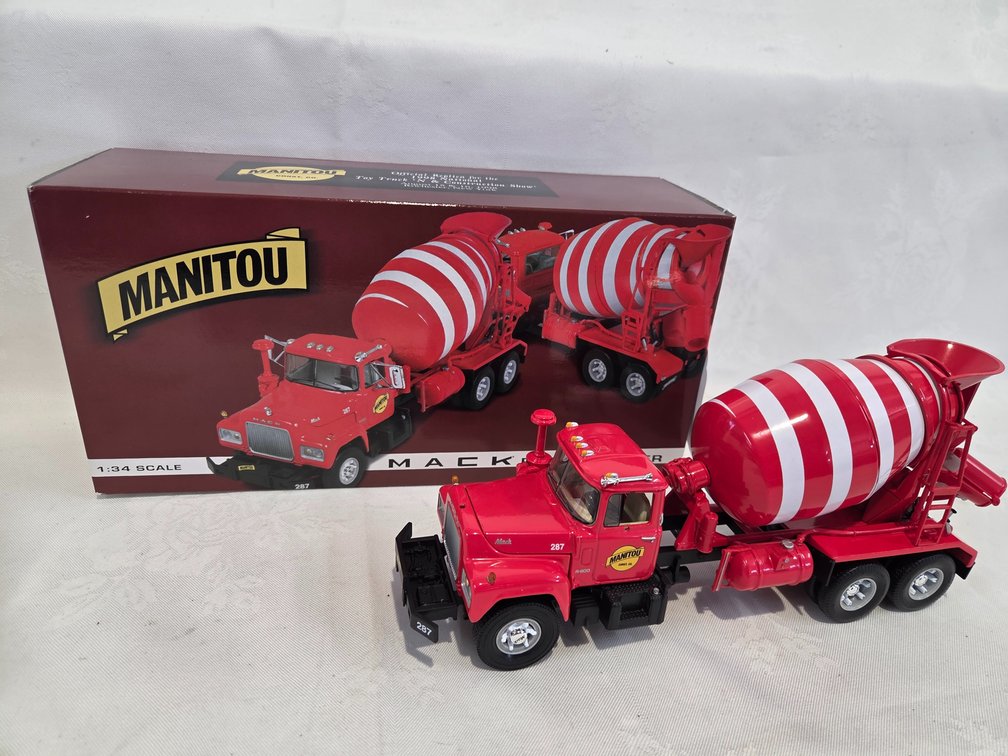 First Gear Manitou Mack Mixer Truck