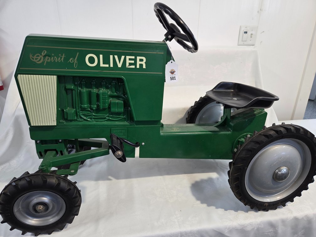 Oliver Pedal Tractor, Signed by Joseph Ertl